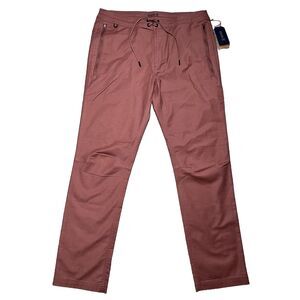 NWT Roark Layover 2.0 Travel Utility Pants Mens 33 Russet Orange Commuter Hiking